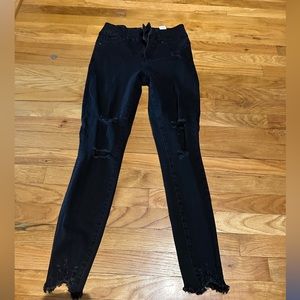 Black skinny jeans